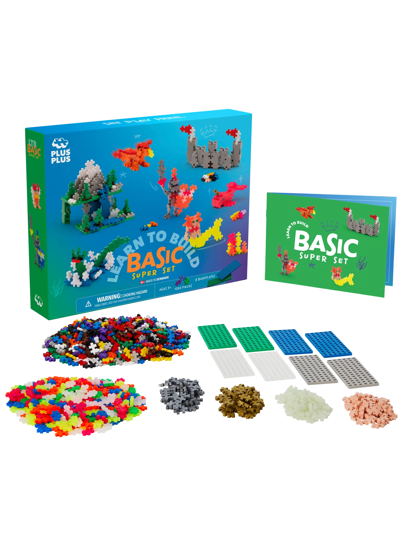 Learn to Build - Supersæt Basis - 1200 stk